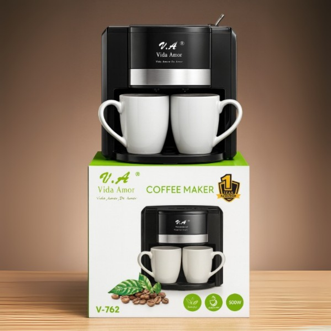 Cafetera Electrica Doble Taza